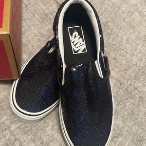Vans slip on sequins